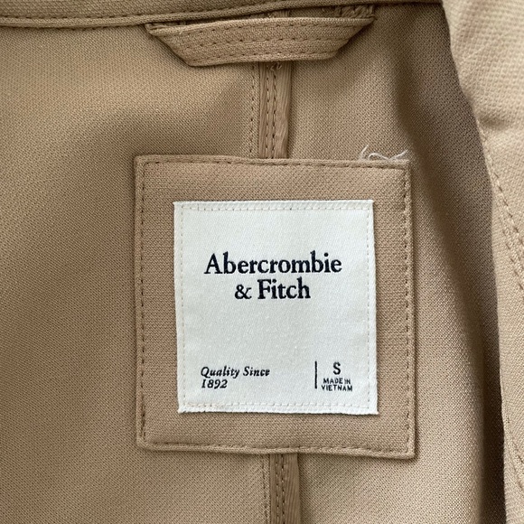 Abercrombie & Fitch Drapey Trench Coat | size S - Picture 3 of 7
